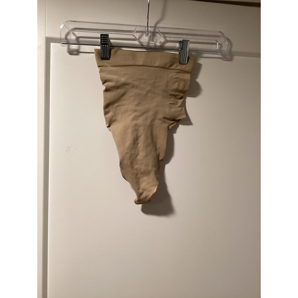 SKIMS Seamless Sculpt High Waisted Thong Tan Shapewear Size XS
